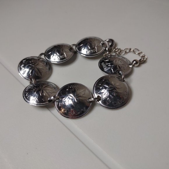 Very Awesome Canada 1 Cent Bracelet - Picture 7 of 10